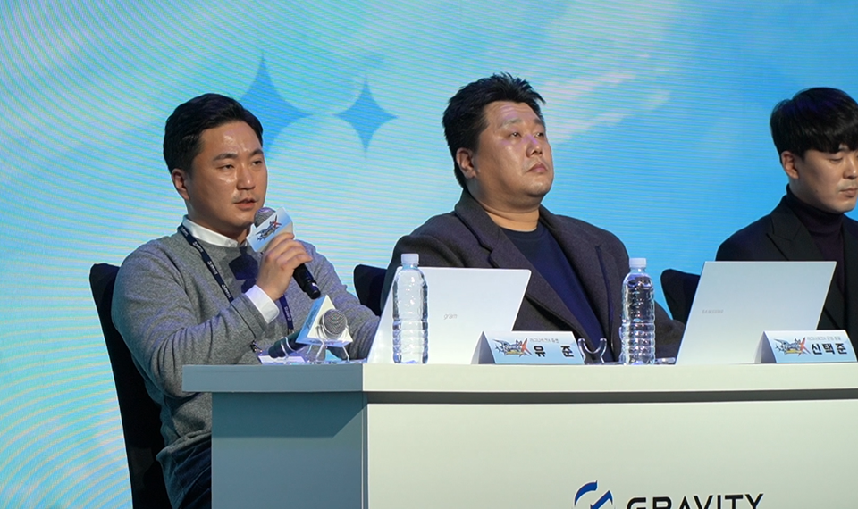 유준 라그나로크X 총괄, 신택준 라그나로크X 운영 총괄 [사진=권찬욱 기자]