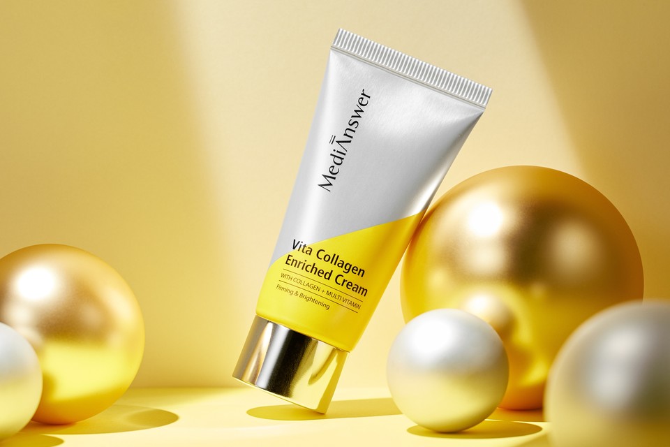 삼양그룹 식품/화학 계열사인 삼양사의 더모 바이오 화장품 브랜드 메디앤서는 미백 및 주름개선 기능성 크림인 ‘비타 콜라겐 인리치드 크림’을 출시했다. [사진=삼양사]