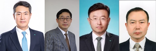 임영호 하나생명보험 대표이사 사장 후보, 이후승 하나대체투자자산운용 사장 후보, 안선종 하나벤처스 사장 후보, 조현준 핀크 사장 후보 [사진=하나금융그룹]