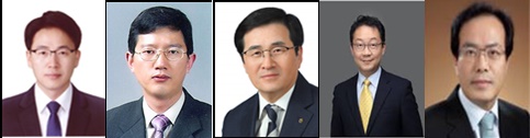 이석용 농협은행장 후보, 윤해진 농협생명보험 대표이사 후보, 서옥원 농협캐피탈 후보, 김현진 NH벤처투자 후보, 이종백 농협금융지주 사외이사 후보 [사진=농협금융지주]