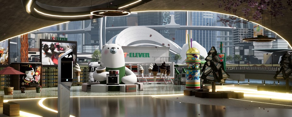 세븐일레븐 메타버스 점포 [사진=코리아세븐]