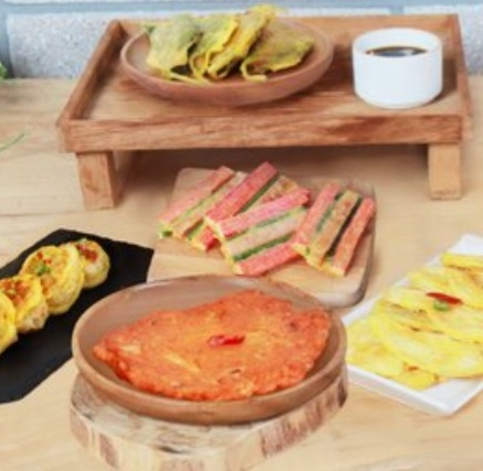 HMR로 간편하게 손님맞이용 음식을 준비할 수 있도록 ‘디집고 모둠전’ 제품 이미지 [사진=홈앤쇼핑]