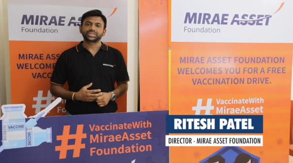 미래에셋재단(인도)의 코로나 백신 무료접종 캠페인[사진=미래에셋자산운용]
