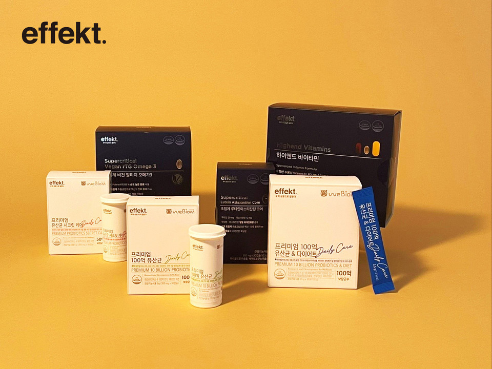 SSG닷컴이 이마트의 신규 프리미엄 건강기능식품 자체브랜드(PL) ‘이펙트(effekt.)’를 온라인에서 선론칭한다고 밝혔다. [사진=SSG닷컴]