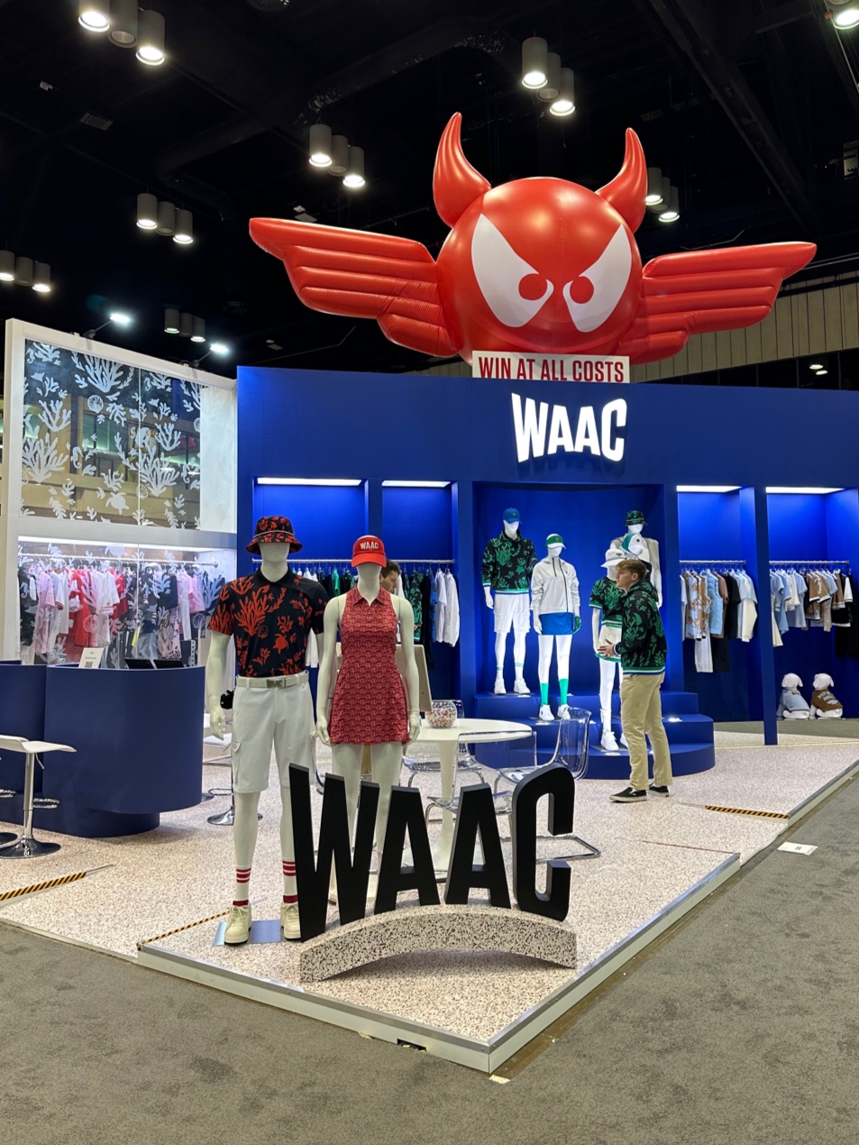 PGA 쇼 WAAC 부스 전경 (사진=코오롱FnC 제공)