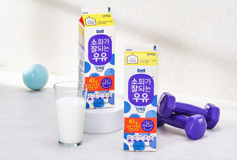 매일유업은 최근 ‘소화가 잘되는 우유 단백질’을 출시했다. [사진=매일홀딩스]