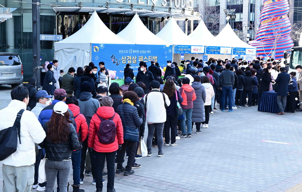 '한돈자조금'이 삼겹살데이 20주년을 맞아 다양한 이벤트를 실시하고 있다. [사진=한돈자조금]