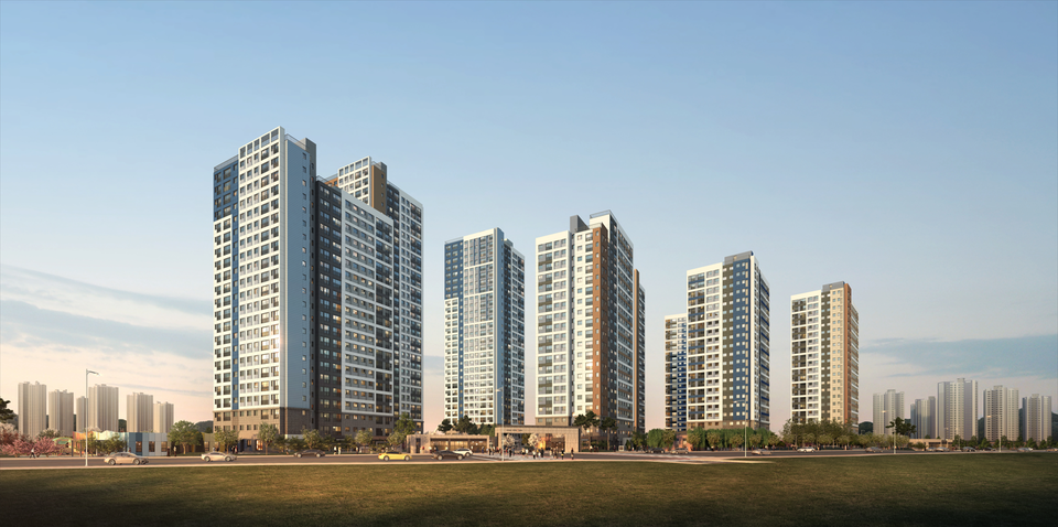 검단신도시 우미린 리버포레 투시도 [사진=우미건설]