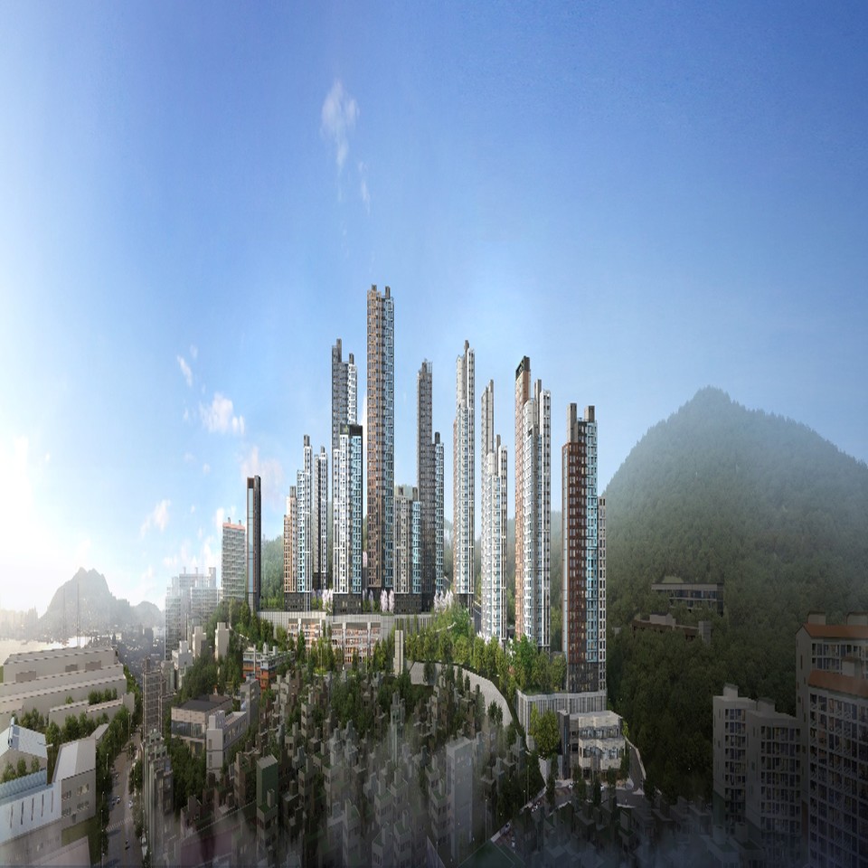 두산건설 두산위브더제니스 오션시티 투시도 [사진=두산건설]