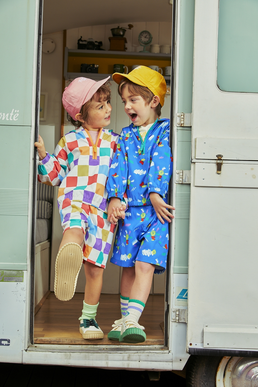 이랜드 밀리밤 '23SS 바람막이 컬렉션' [사진=이랜드글로벌 제공] 