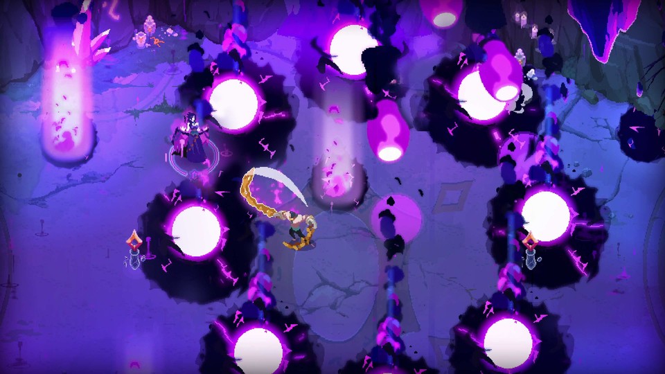 마력척결솬 플레이장면. 사일러스가 같은 LOL의 챔피언인 모르가나에 맞서 싸우고 있다. [사진=라이엇게임즈]