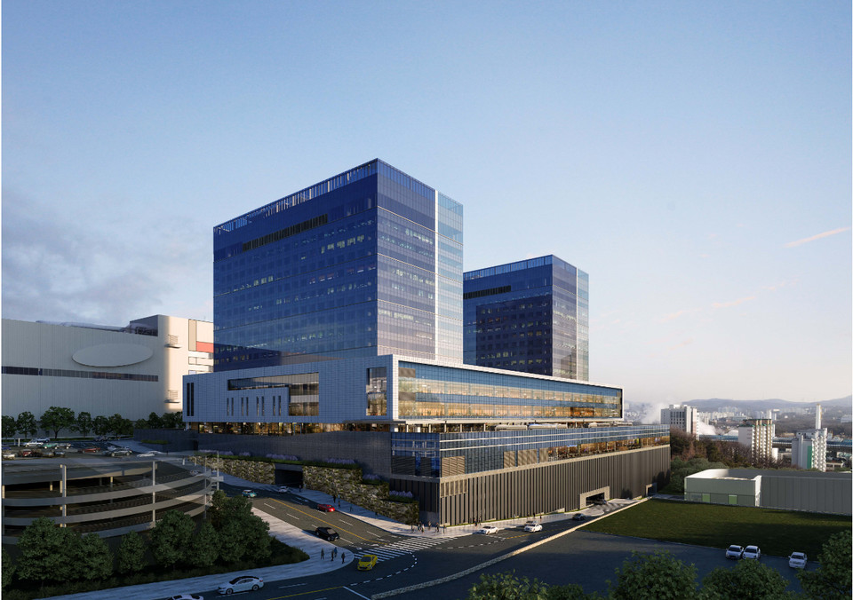 삼성디스플레이가 기흥 사업장에 건설 중인 신사옥 투시도 [사진=삼성디스플레이]