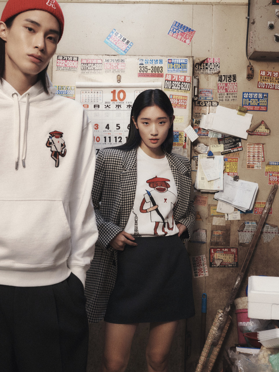 이번 아미 리미티드 캡슐컬렉션의 판매는 가로수길 플래그십 스토어에서만 진행된다. [사진=삼성물산 패션부문]