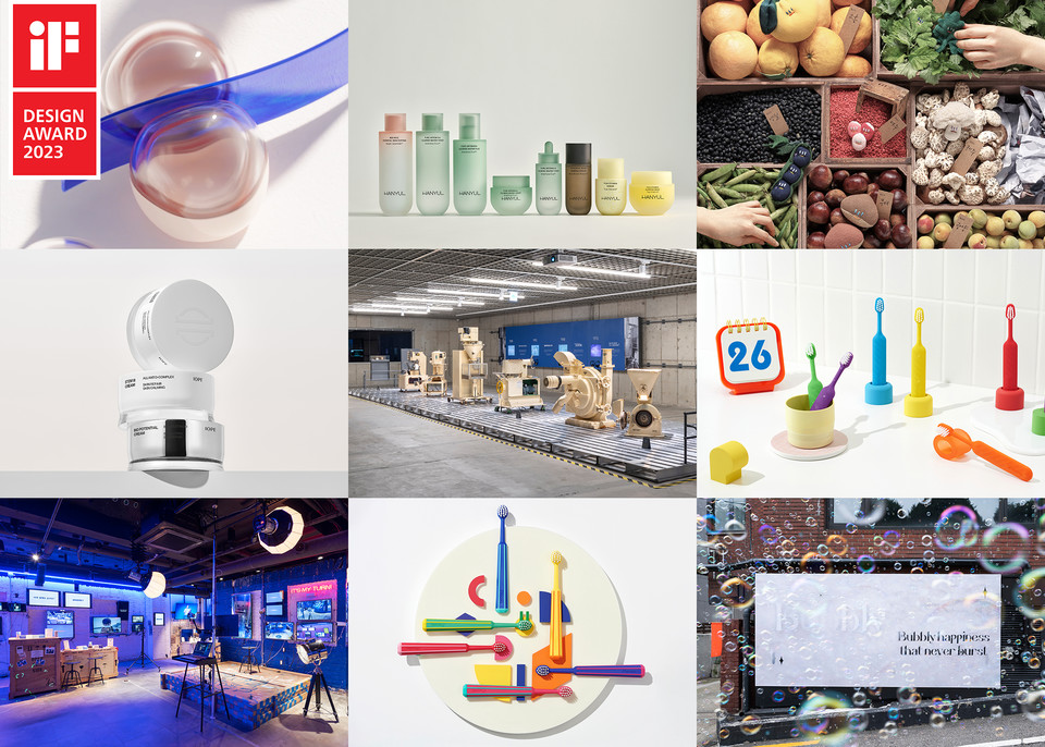아모레퍼시픽이 세계 3대 디자인 대회 중 하나인 독일 국제포럼디자인 주관 ‘iF 디자인 어워드’에서 4개 부문 9개의 본상을 획득했다. [사진=아모레퍼시픽]