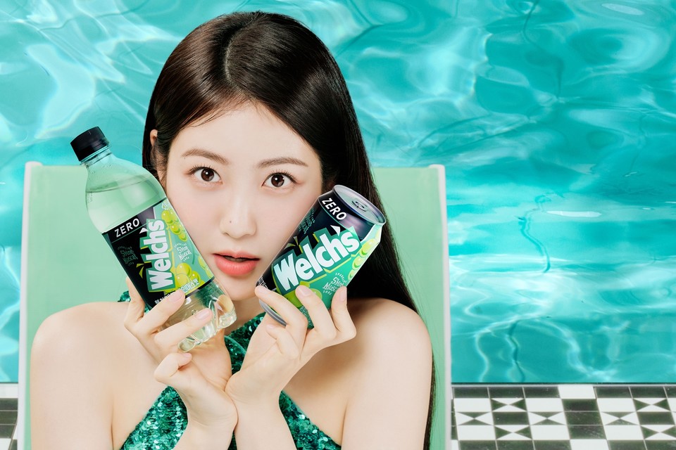 농심이 웰치제로 모델로 배우 신예은을 발탁했다. [사진=농심]