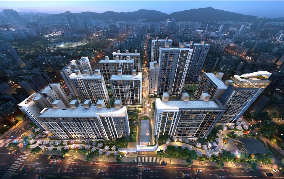 안양 평촌 일대 대림아파트 리모델링 사업 조감도 [사진=현대엔지니어링] 