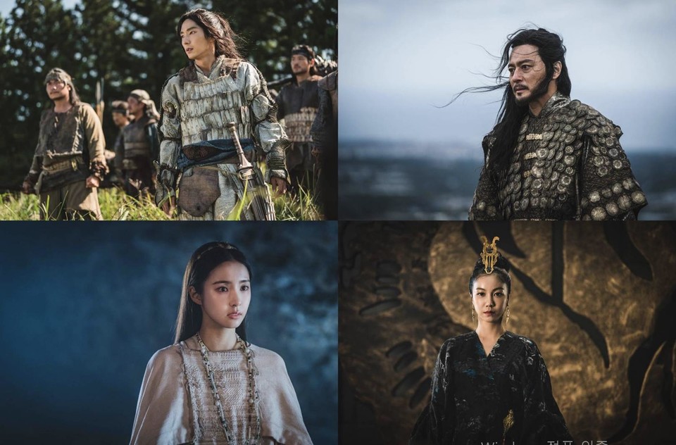 ‘아라문의 검:아스달 연대기’ 스틸컷들 [사진=TVN]