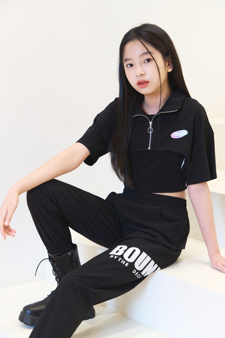 여아 주니어 브랜드 ‘더데이걸’이 여름을 맞아 냉감 소재의 ‘힙해팬츠 컬렉션’을 출시했다. [사진=이랜드]