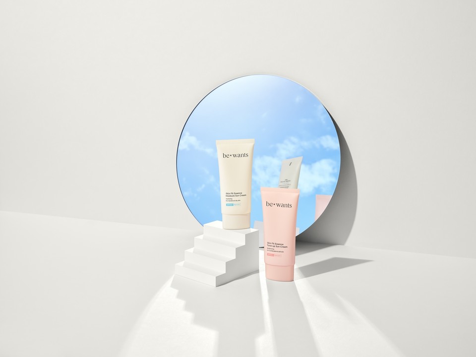 비원츠 스킨핏 에센스 선크림 라인 [사진=HK이노엔]