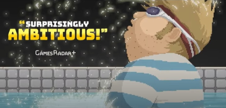 데이브 더 다이버 트레일러의 마지막 장면. 사진의 등장인물은 '더프'로, 주인공인 데이브에게 필요한 도구를 만들어 주는 무기제작업자다. [사진=넥슨]