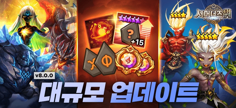 컴투스는 3일  ‘서머너즈 워: 천공의 아레나’에 대규모 업데이트 ‘RELOADED’를 실시했다. [사진=컴투스]