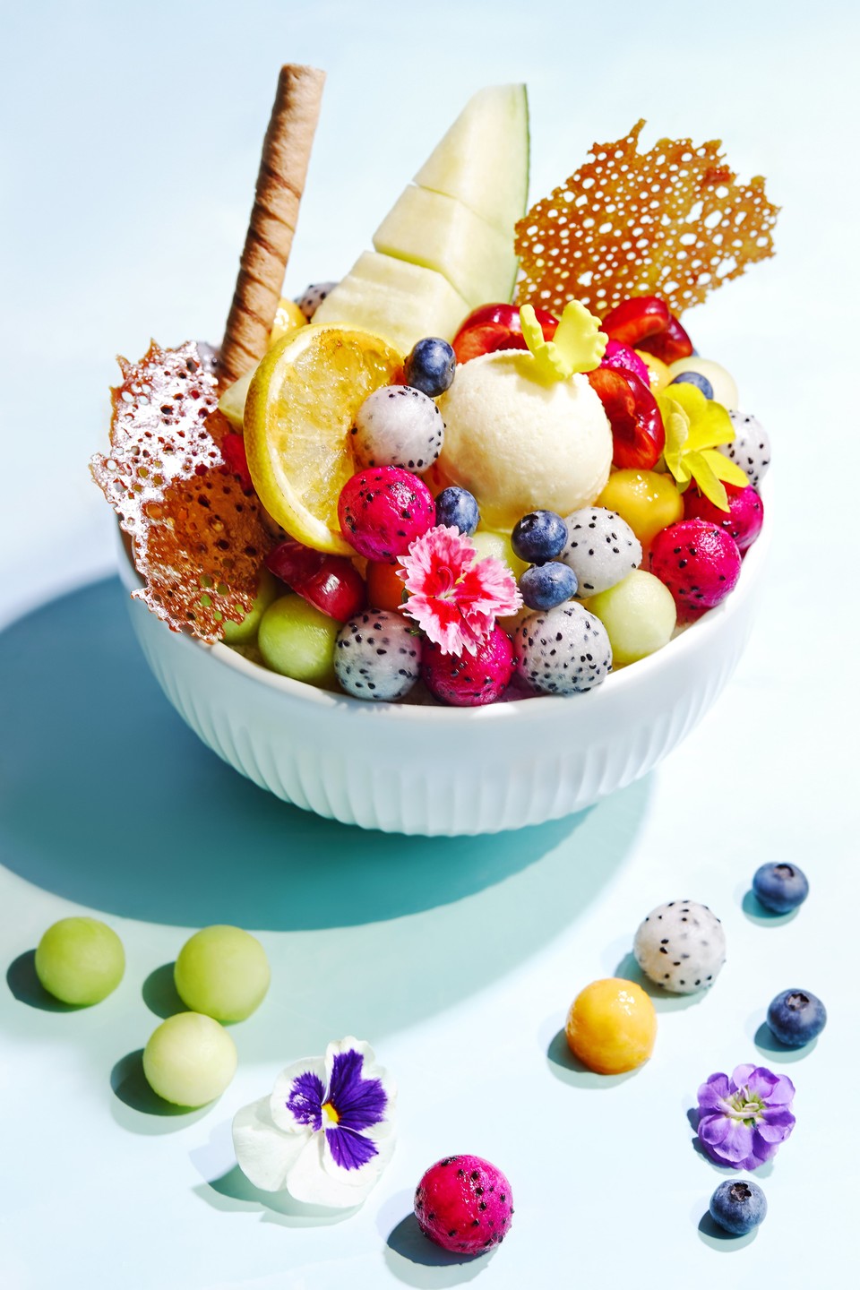 파크 하얏트 부산 라운지는 ‘트로피컬 빙수(Tropical Bingsu)’를 오는 6일부터 선보인다고 밝혔다. [사진=파크 하얏트 부산]