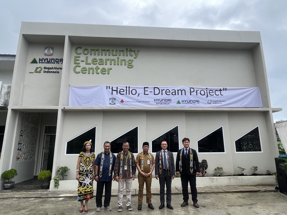 현대엔지니어링은 이러닝 교육 센터 완공을 통해 사회적기업의 자세를 취했다 [사진=현대엔지니어링]