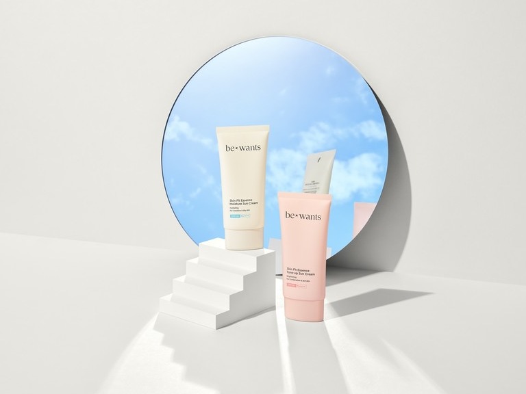 ‘비원츠 스킨핏 에센스 선크림’ 2종은 지난달 출시됐다. [사진=HK이노엔]