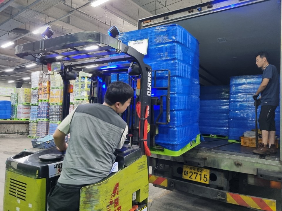 이마트가 잼버리 행사 기간 중, 발생한 온열질환자들에 대한 지원활동을 실시한다. [사진=이마트]