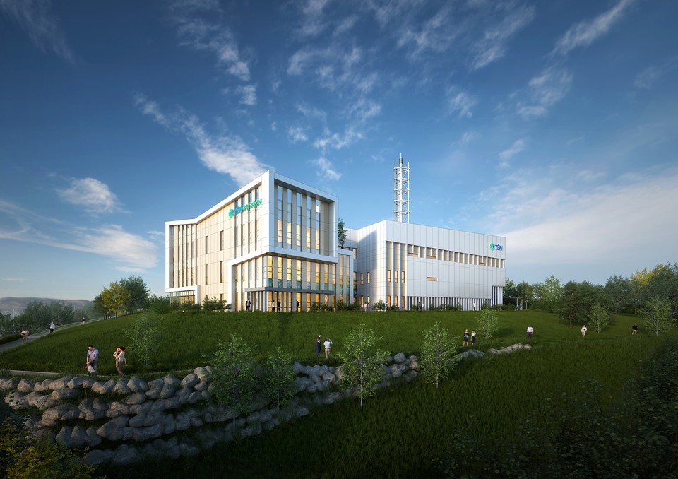  도로교통공단이 방송통신위원회로부터 교통충남FM방송국 신규허가를 취득했다. 사진은 TBN충남교통방송국 청사 투시도 [사진=도로교통공단]