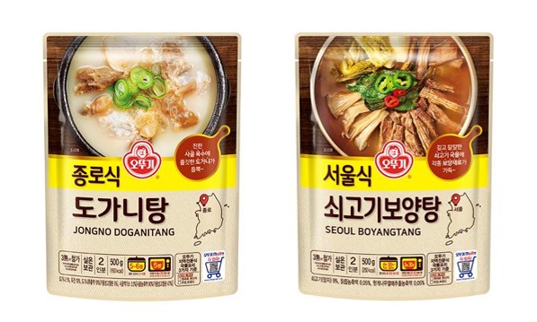 서울식 쇠고기 보양탕은 쇠고기와 각종 보양재료를 된장베이스의 진한 국물로 우려내 서울식 보양탕 요리로 재현한 제품이다. [사진=오뚜기]