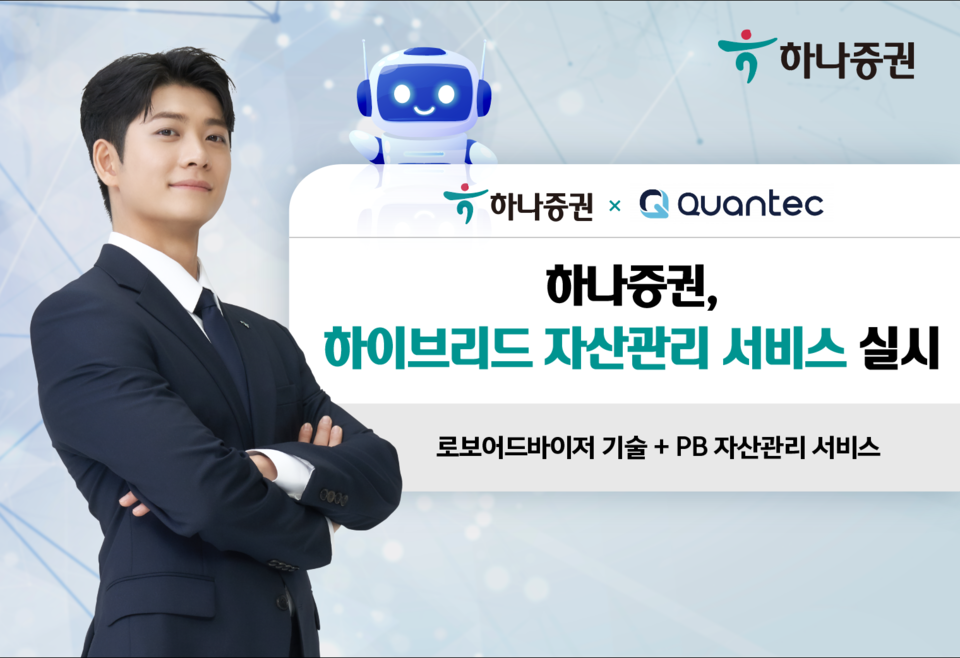 하나증권이 로보어드바이저 기업인 ‘콴텍’과 함께 인공지능형(AI) 자동 투자 서비스인 ‘PB 플랫폼’을 선보인다. [사진=하나증권] 