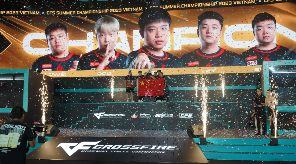 ‘CFS 썸머 챔피언십 2023 베트남은 중국의 ‘올게이머스’ 팀이 우승을 차지했다. [사진=스마일게이트 엔터테인먼트]