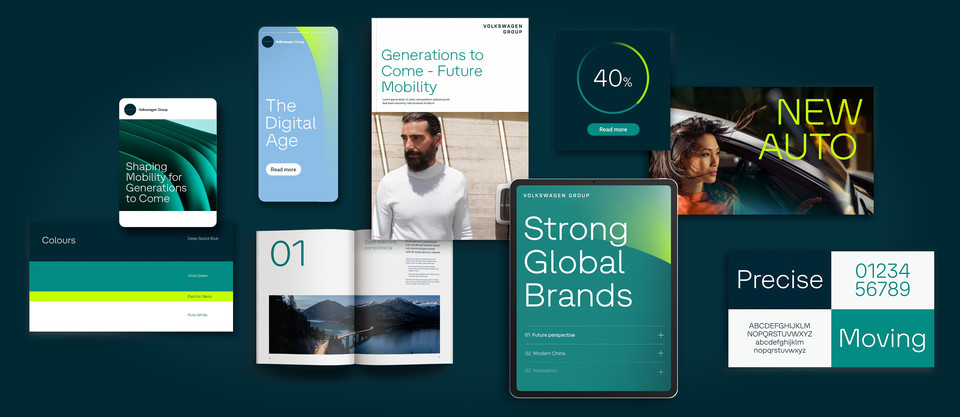 폭스바겐그룹이 글로벌 지향성을 강조하고 폭스바겐 브랜드 연관 이미지와 차별성을 높이기 위해 워드마크를 변경했다. [사진=폭스바겐그룹] 