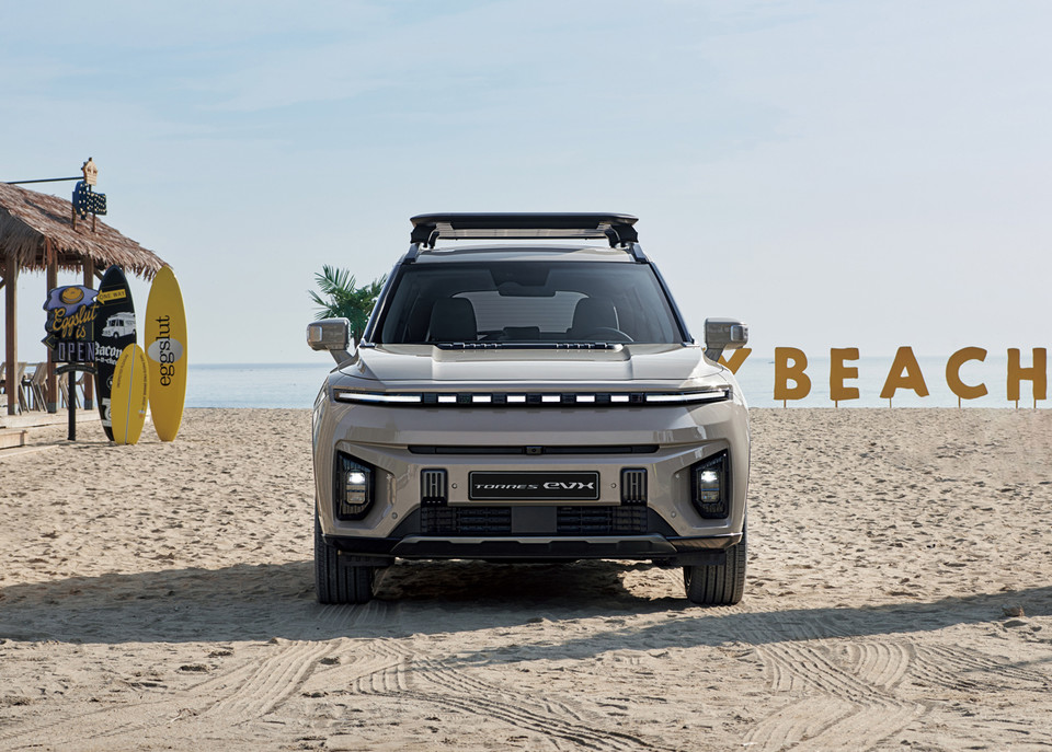 토레스 EVX의 정면 사진 [사진=KG 모빌리티]