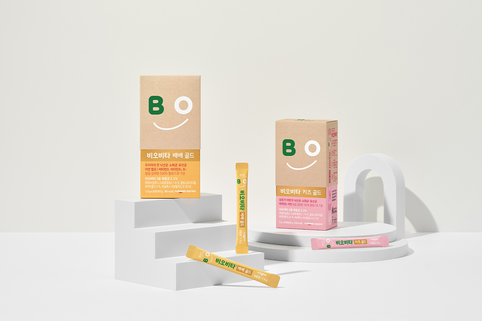 일동제약이 어린이 유산균·낙산균 브랜드 ‘비오비타’의 신제품 비오비타 배배 골드·키즈를 출시했다. [사진=일동제약]