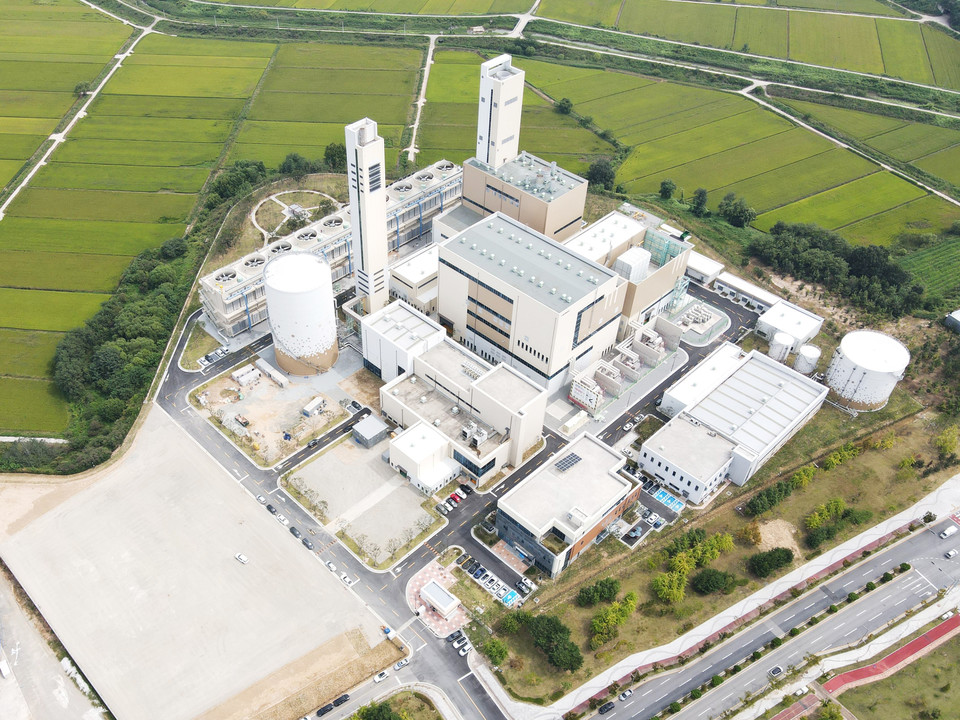 내포신도시 집단에너지시설 전경 [사진=롯데건설]