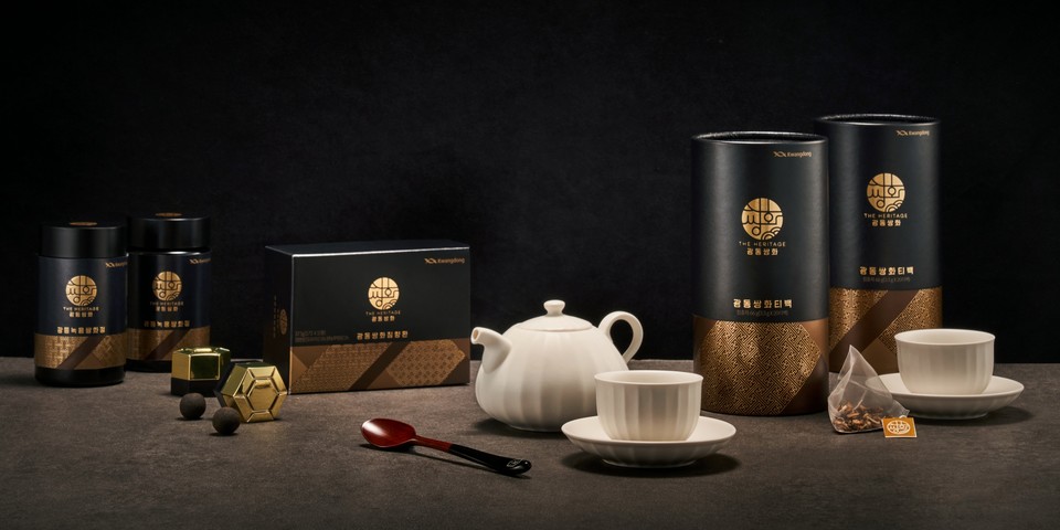 광동제약은 ‘더 헤리티지 광동 쌍화’를 한정 출시했다. [사진=광동제약]