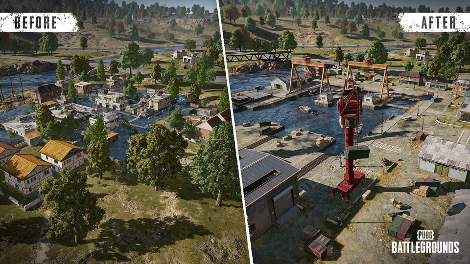 배틀그라운드 맵 ‘에란겔’ [사진=크래프톤]