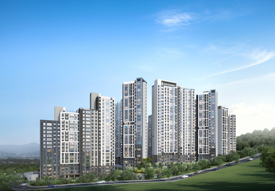 '더샵 소양스타리버' 투시도 [사진=포스코이앤씨]