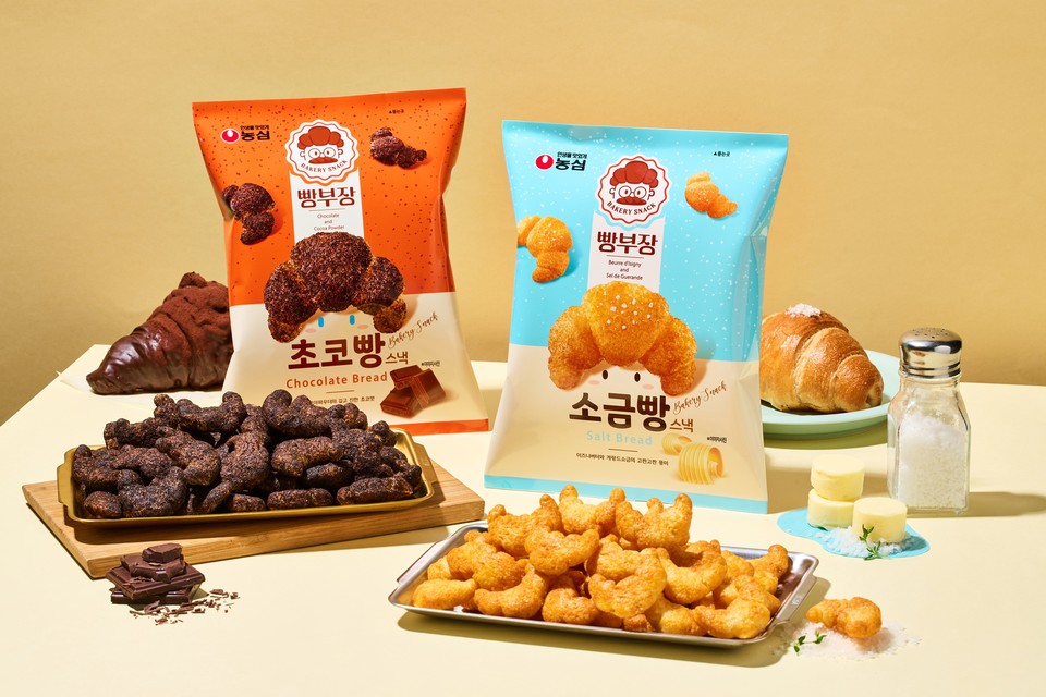 농심은 12일 부드러운 식감과 고급스러운 맛으로 베이커리의 매력을 느낄 수 있는 ‘빵부장’을 출시한다고 밝혔다. [사진=농심] 