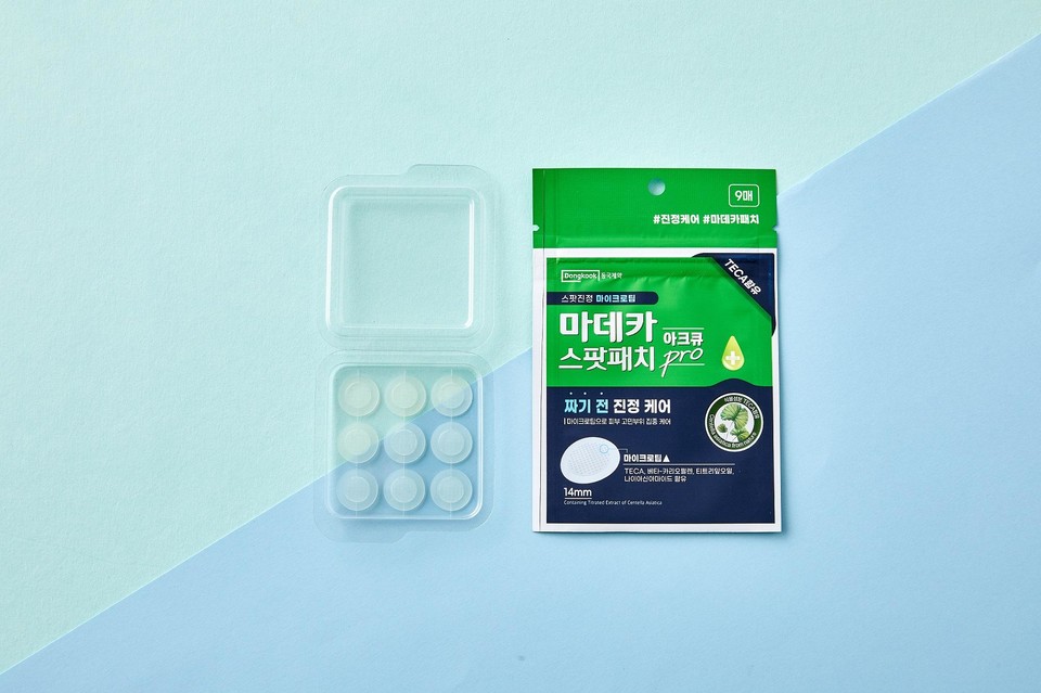동국제약이 초기 스팟 케어에 도움을 주는 ‘마데카 아크큐 스팟패치 프로’를 출시했다. [사진=동국제약] 