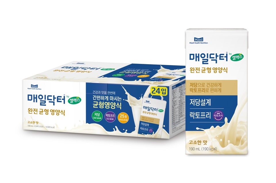 매일헬스뉴트리션이 고령자의 건강 관리를 위한 ‘매일닥터 by 셀렉스 완전균형영양식’을 출시했다. [사진=매일홀딩스]