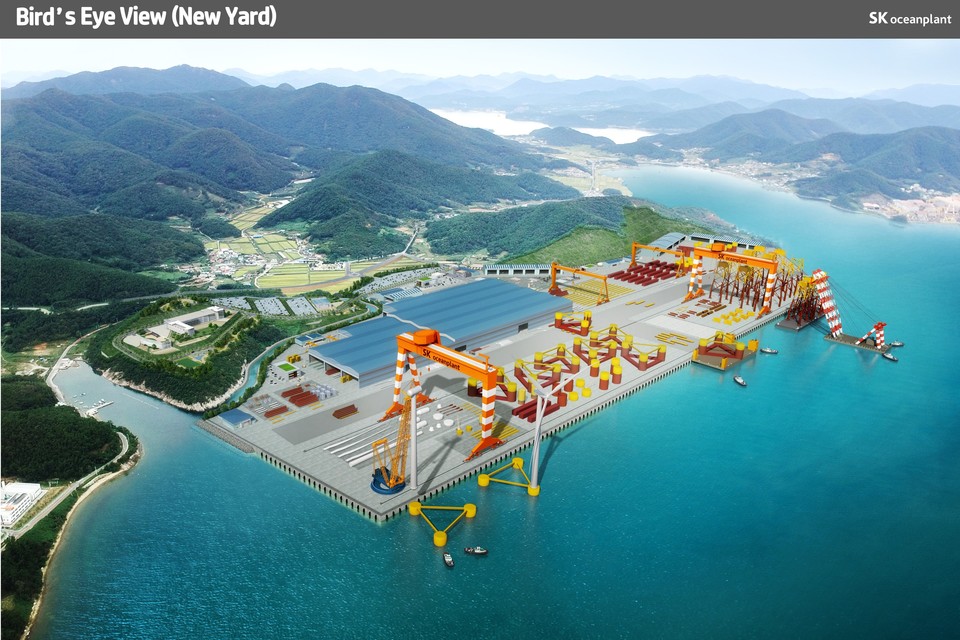 SK오션플랜트 신규 생산기지(신야드) 조감도 [사진=SK오션플랜트]