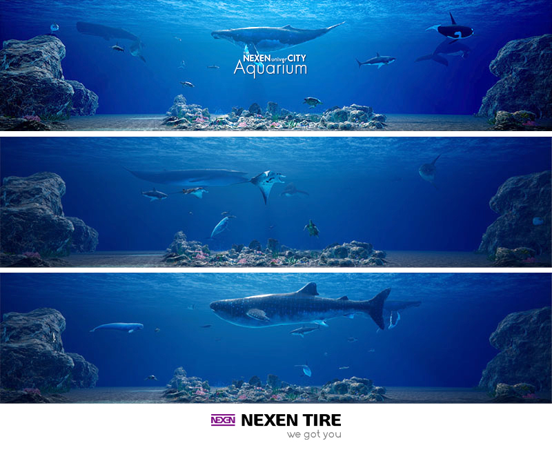 넥센타이어가 국립해양박물관과 협업해 미디어 아트 콘텐츠를 전시한다. [사진=넥센타이어] 