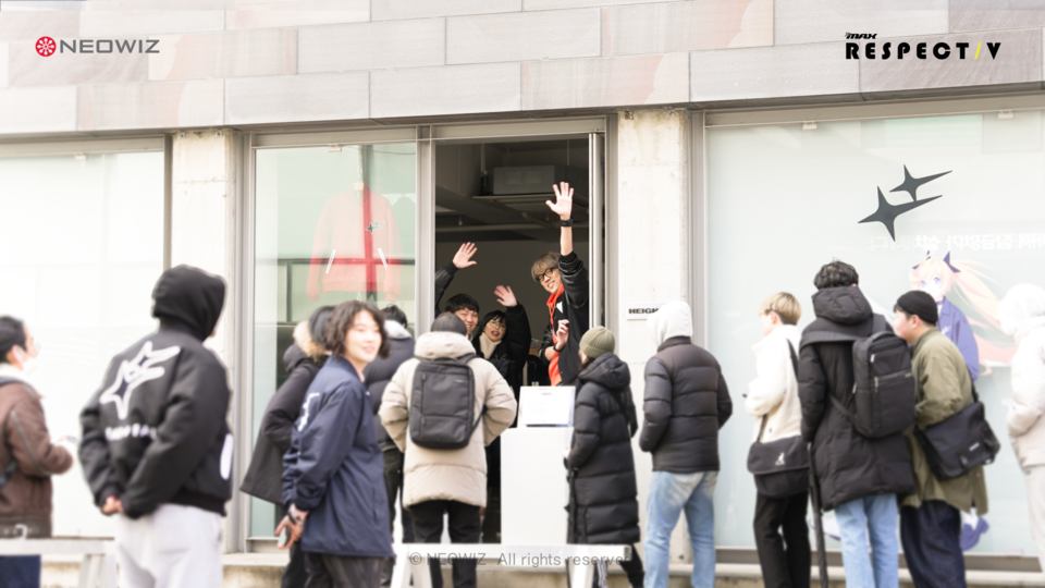디제이맥스와 하이츠 스토어가 컬래버한 오프라인 팝업 스토어 [사진=네오위즈]