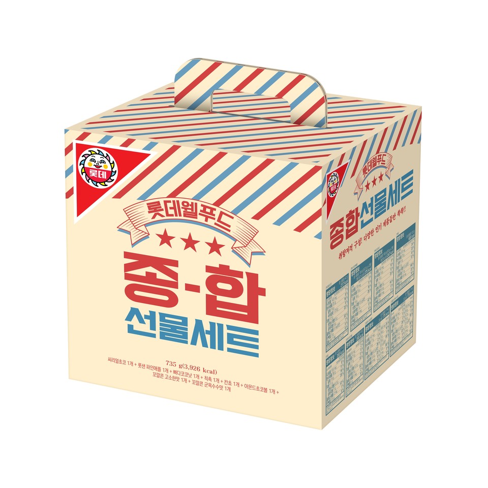 롯데웰푸드가 7080 감성을 담은 ‘레트로 종합선물세트’를 온라인 전용으로 선보였다. [사진=롯데웰푸드]