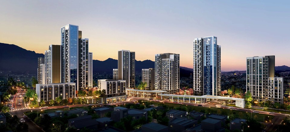 미아11구역 재개발정비사업 투시도 [사진=SK에코플랜트] 