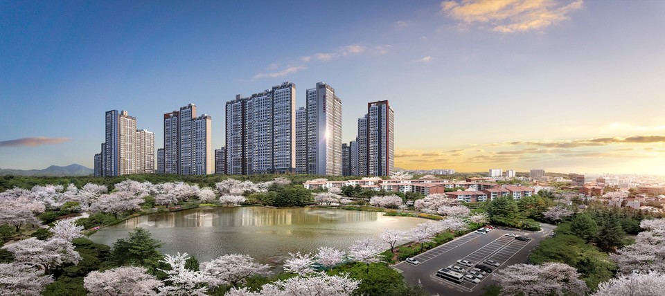 현대엔지니어링은 26일 포항시 에스포항병원 인근에 ‘힐스테이트 더샵 상생공원’의 견본주택을 개관 [사진=현대엔지니어링]