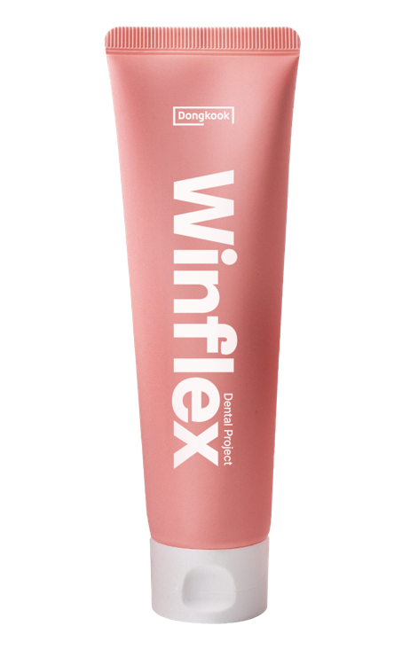 동국제약의 프리미엄 덴탈케어 치약 ‘윈플렉스’가 동국제약 공식 온라인몰 ‘디케이 숍(DK shop)’에 입점했다. [사진=동국제약] 